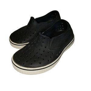 Native Miles Black Shoes Childs Size7 Toddler Pre-Owned
